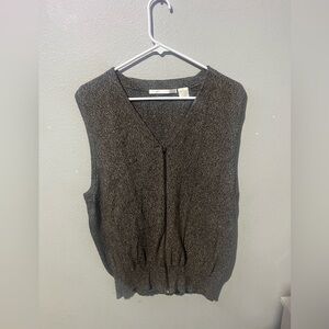 Perry Ellis Dark Sapphire Full Zip‎ Vest Size Large